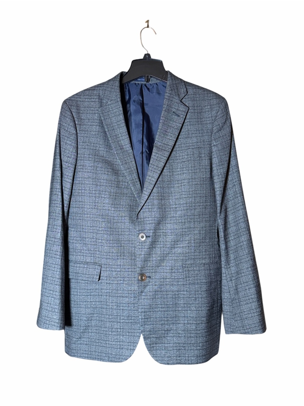 Stafford Classic Fit Seasonal Texture Navy Suit Jacket/Sport Coat Sz 42R